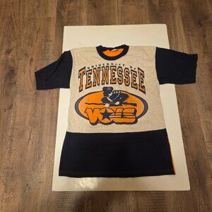 Vintage 90s Orange/Blue/Gray Tennessee VOLS Unisex SS CSC Sportswear Shirt- XL